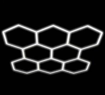 Hexagon verlichting Set | 8 hexagons | 280W | 6000K, Ophalen of Verzenden, Nieuw in verpakking, Verlichting