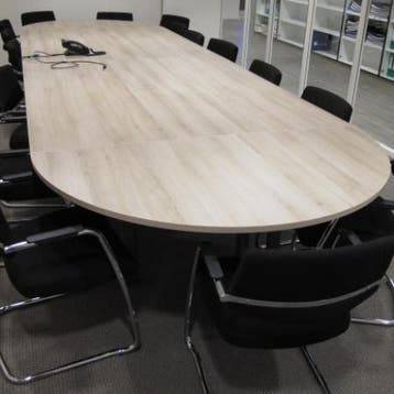 (MDK-101417) Ahrend Mehes vergadertafel 480 x 160 cm, Ophalen of Verzenden, Gebruikt