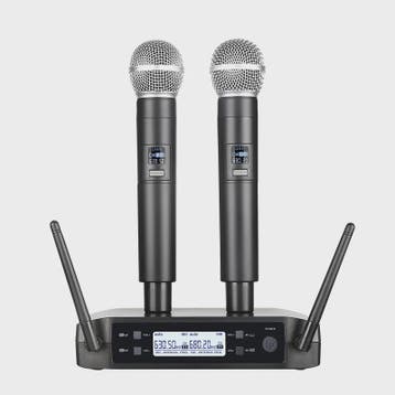 Draadloze Microfoon Set - UHF Dual Channel Handheld Microfoo, Verzenden, Nieuw