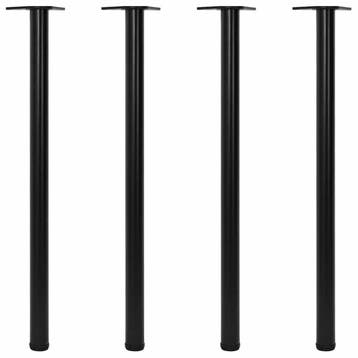 Bureaupoten Verstelbaar 4st | Tweedekansje | OP=OP, Tafelpoot, Minder dan 50 cm, 100 tot 150 cm, Rond