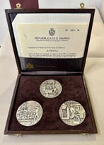 San Marino. 1981 - Trittico medaglie Pizzetti, Offenbach,