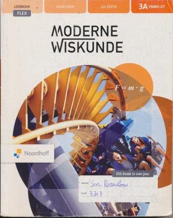 Moderne Wiskunde 12e editie Flex Leerboek 3A VMBO-GT, Verzenden, Nieuw