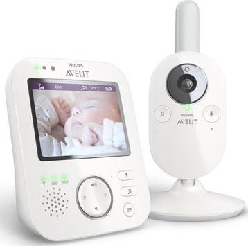 Philips Avent Geavanceerd Digitale Video Babyfoon - Wit (SCD, Verzenden, Zo goed als nieuw