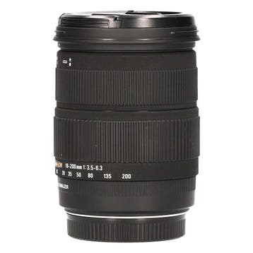 Sigma 18-200mm f/3.5-6.3 DC OS (Canon) met garantie, Ophalen of Verzenden, Gebruikt