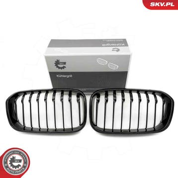 Sportieve Glanzend Zwarte Voorgrille - BMW 1-Serie F20 ..., Auto-onderdelen, Verzenden, Nieuw