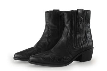Manfield Cowboy laarzen in maat 38 Zwart, Verzenden, Zwart, Zo goed als nieuw, Manfield