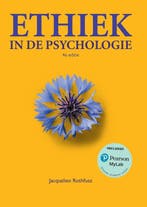 9789043042215 Ethiek in de psychologie Jacquelien Rothfusz, Verzenden, Nieuw, Jacquelien Rothfusz
