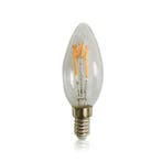 LED FILAMENT | E14 | LED KAARSLAMP | DIMBAAR | CLEAR | 4W, Huis en Inrichting, Lampen | Overige, Nieuw