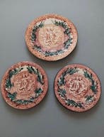 Bord (3) - 19th Century Spanish Terracotta Relief Dish -