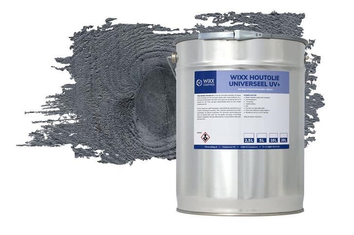 Wixx Universele Houtolie UV+ Antraciet 1L, Doe-het-zelf en Verbouw, Verf, Beits en Lak, Verf, Nieuw, Minder dan 5 liter, Verzenden