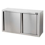 HCB Wandkast - schuifdeur - 120 cm - RVS, Verzenden, Nieuw in verpakking, Overige typen