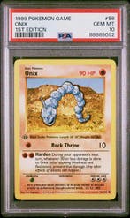 Onix (BS 56) 1st edition Shadowless PSA 10, Ophalen of Verzenden, Nieuw
