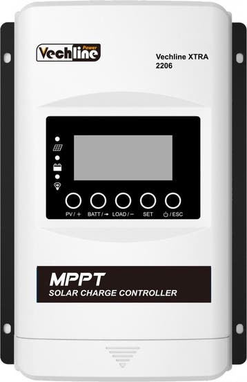 Vechline Laadregelaar MPPT Display XTRA 2206 20A, Ophalen of Verzenden, Nieuw