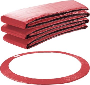 Trampoline rand - Beschermrand - 396 cm - Rood - AREBOS, Kinderen en Baby's, Speelgoed | Buiten | Trampolines, Verzenden, Zo goed als nieuw
