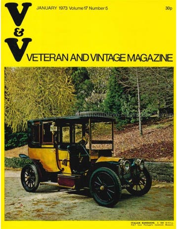 1973 VETERAN AND VINTAGE MAGAZINE 2 ENGELS, Nieuw, Author