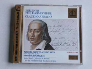 Berliner Philh. Claudio Abbado - Brahms, Strauss, Reger, Rhi, Ophalen of Verzenden, Zo goed als nieuw