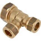 BONFIX messing knelkoppeling t-stuk 15 x 12 x 12, Ophalen of Verzenden, Nieuw