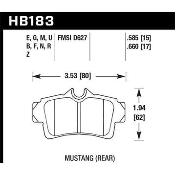Hawk HP+ Street Brake Pads, Ophalen of Verzenden, Nieuw