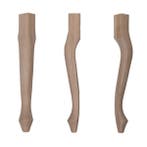 Beuken Queen Ann salontafelpoot dressoir poot krulpoot, Ophalen of Verzenden, Nieuw, Overige houtsoorten