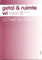 Getal en Ruimte B VWO deel 4 Uitwerkingen, Boeken, Verzenden, Nieuw