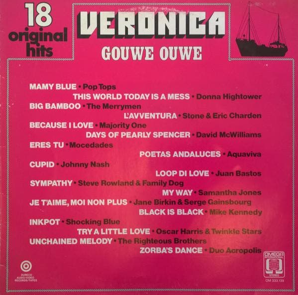 LP gebruikt - Various - Veronica - Gouwe Ouwe - 18 Origin..., Cd's en Dvd's, Vinyl | Pop, Zo goed als nieuw, Overige formaten
