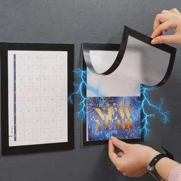 Zwarte Magnetische Fotolijsten - Zelfklevend & Flexibel voor, Verzenden, Nieuw