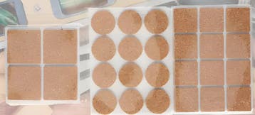 Set van 28 meubelglijders voor vloerbescherming (kurk), Ophalen of Verzenden, Nieuw
