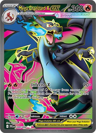 Mega Charizard X ex (PFL 109), Ophalen of Verzenden, Nieuw