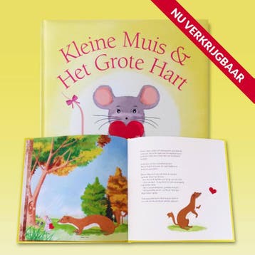 Kleine muis en het grote hart - Nadine Witteman, Boeken, Verzenden, Zo goed als nieuw, Nadine Witteman