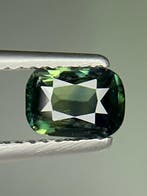 Zonder minimumprijs - 1 pcs Blauw, Groen Saffier - 1.06 ct -, Sieraden, Tassen en Uiterlijk, Edelstenen, Nieuw
