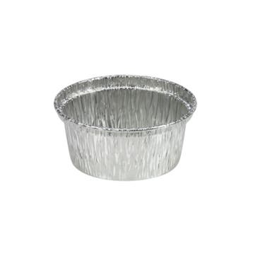 Aluminium Bakvorm Rond Ø6,6x3,8cm 100st., Verzenden, Nieuw