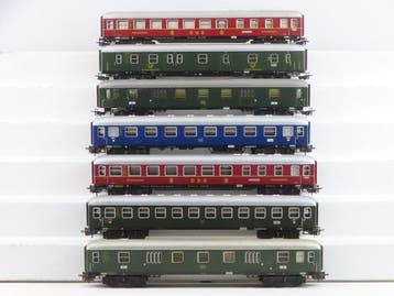 Märklin H0 - Modeltrein personenwagen (7) - 7 Sneltrein, Nieuw