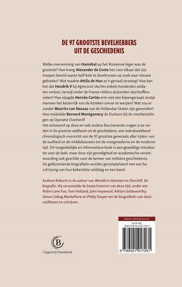 De grootste veldheren uit de geschiedenis 9789401917261, Boeken, Verzenden, Gelezen, Andrew Roberts