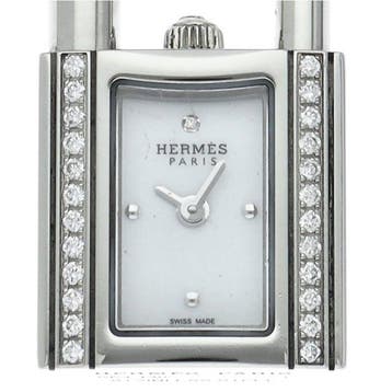 Herms - Kelly Watch Mini Womens Watch with Diamond Bezel -, Nieuw