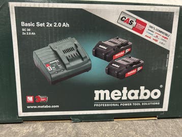 Veiling - Metabo basisset 18V 2,0 Ah, Nieuw
