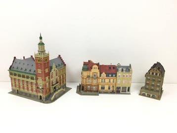 Vollmer, Kibri H0 - Modeltreingebouwen (5) - Zeer fraaie, Nieuw