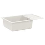vidaXL Wasbak Wit 780 x 500 mm 80% Kwarts en 20% Hars, Verzenden, Nieuw