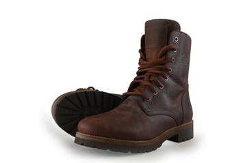 Panama Jack Biker boots in maat 41 Bruin, Bruin, Verzenden, Boots, Zo goed als nieuw