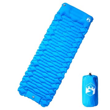vidaXL Kampeermatras met kussen zelfopblazend 1-persoons, Verzenden, Nieuw