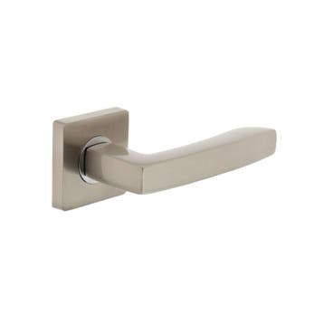 Intersteel Deurkruk Dean op vierkant rozet - nikkel mat, Verzenden, Nieuw