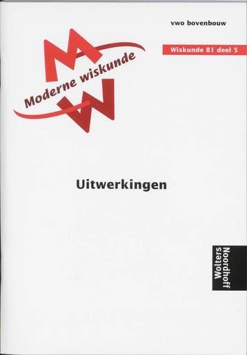 Moderne wiskunde Vwo B1 5 Uitwerkingen 9789001601690, Boeken, Schoolboeken, Verzenden, Zo goed als nieuw, D. Boschman