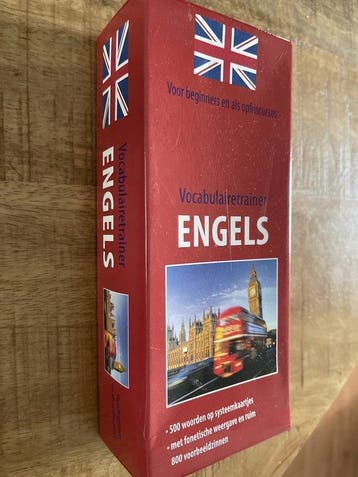 Vocabulairetrainer ENGELS - voor beginners en als, Verzenden, Zo goed als nieuw