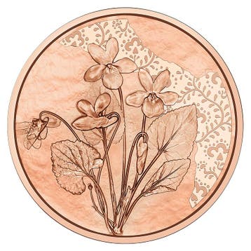 Oostenrijk 10 Euro Viooltje 2024 UNC, Verzenden