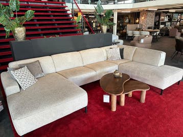 SHOWROOM OPRUIMING – (HOEK)BANKEN MET ENORME KORTING!, 250 tot 300 cm, Metaal, Minder dan 75 cm, Hoekbank
