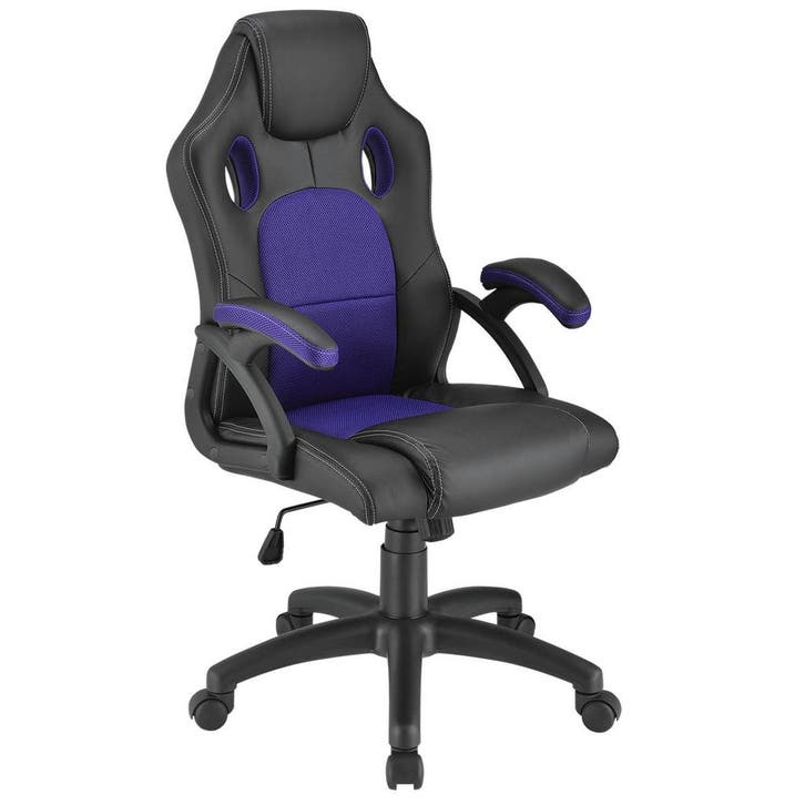 Racing Bureaustoel / Gamestoel Montreal - Violet - Verstelba, Huis en Inrichting, Bureaustoelen, Nieuw, Verzenden