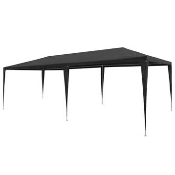 vidaXL Partytent 3x6 m PE antraciet, Verzenden, Nieuw, Partytent