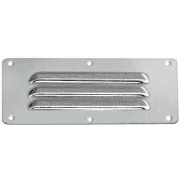 Ventilatierooster Rechthoekig 127x65mm Rvs, Watersport en Boten, Ophalen of Verzenden, Nieuw