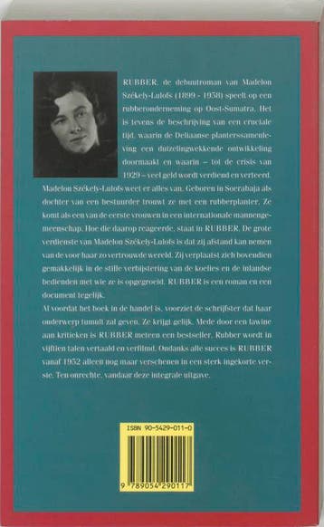 Rubber / Indische letteren-reeks / 14 9789054290117, Verzenden, Gelezen, M.H. Szèkely-Lulofs