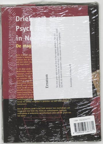 Driekwart eeuw Psychotechniek in Nederland 9789023236771, Verzenden, Zo goed als nieuw