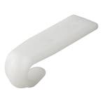 ProPlus Schroefbare haak - kunststof - 10 x 65 mm - wit -..., Ophalen of Verzenden, Nieuw